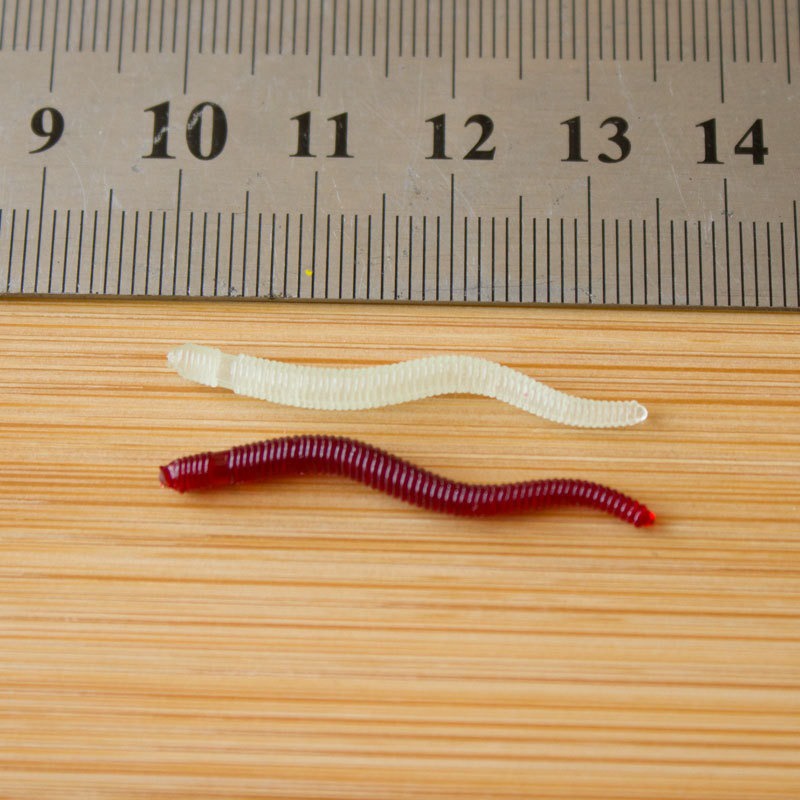 50Pcs Fishing Lures Lifelike F - Aglaonema Red recension och pris