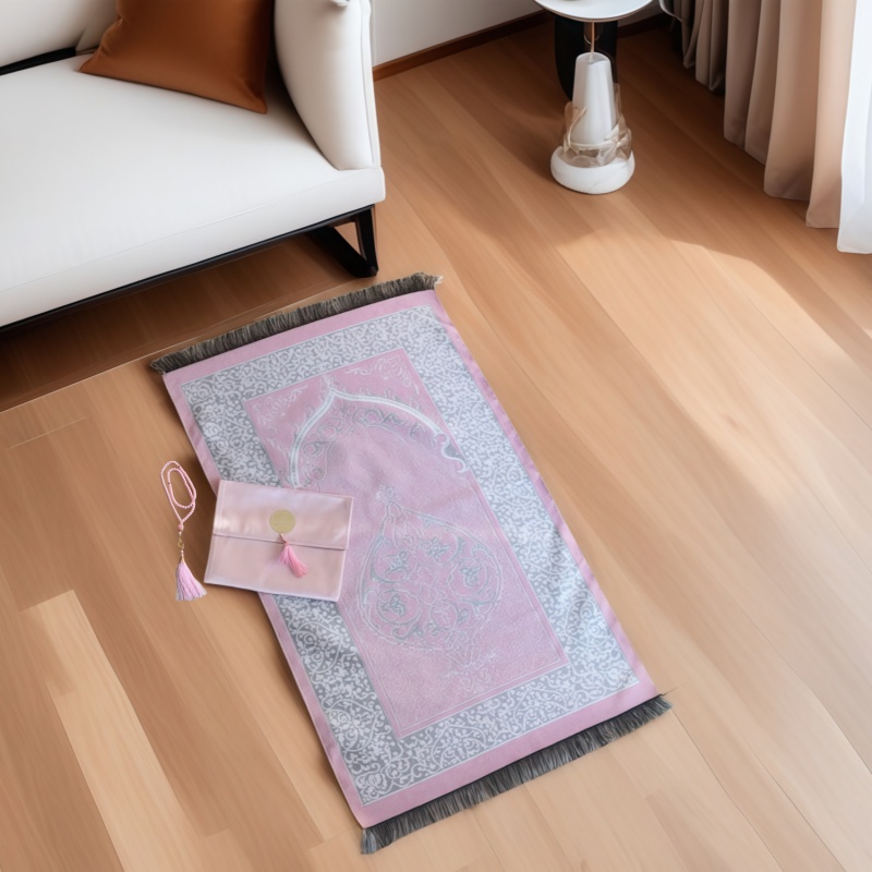 3pcs/set Muslim Prayer Mat Set - Maranta Prayer Plant recension och pris