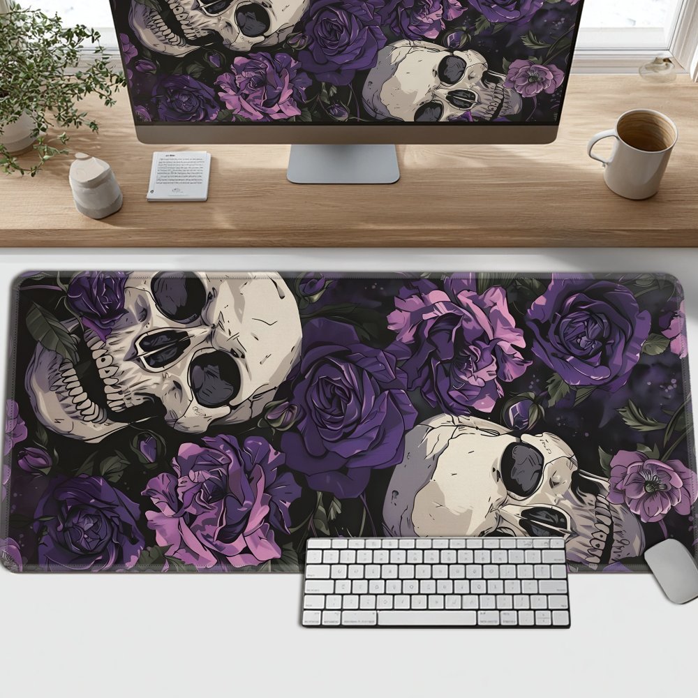 Gothic Skull and Purple Flower - Tradescantia Purple recension och pris